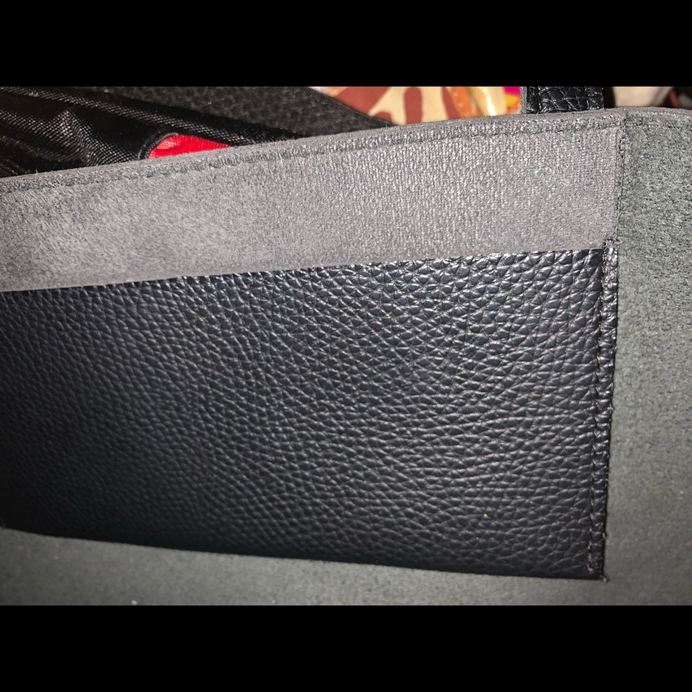 Black and Gray Handbag